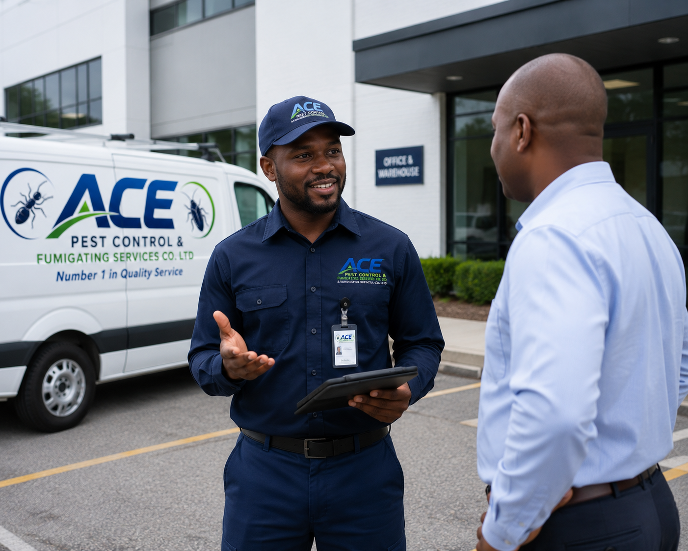 Ace Pest Control service team